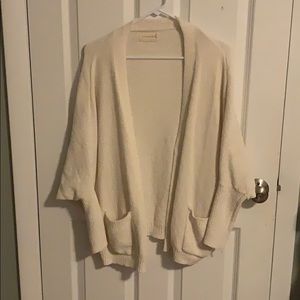 Cream Chenille Cardigan